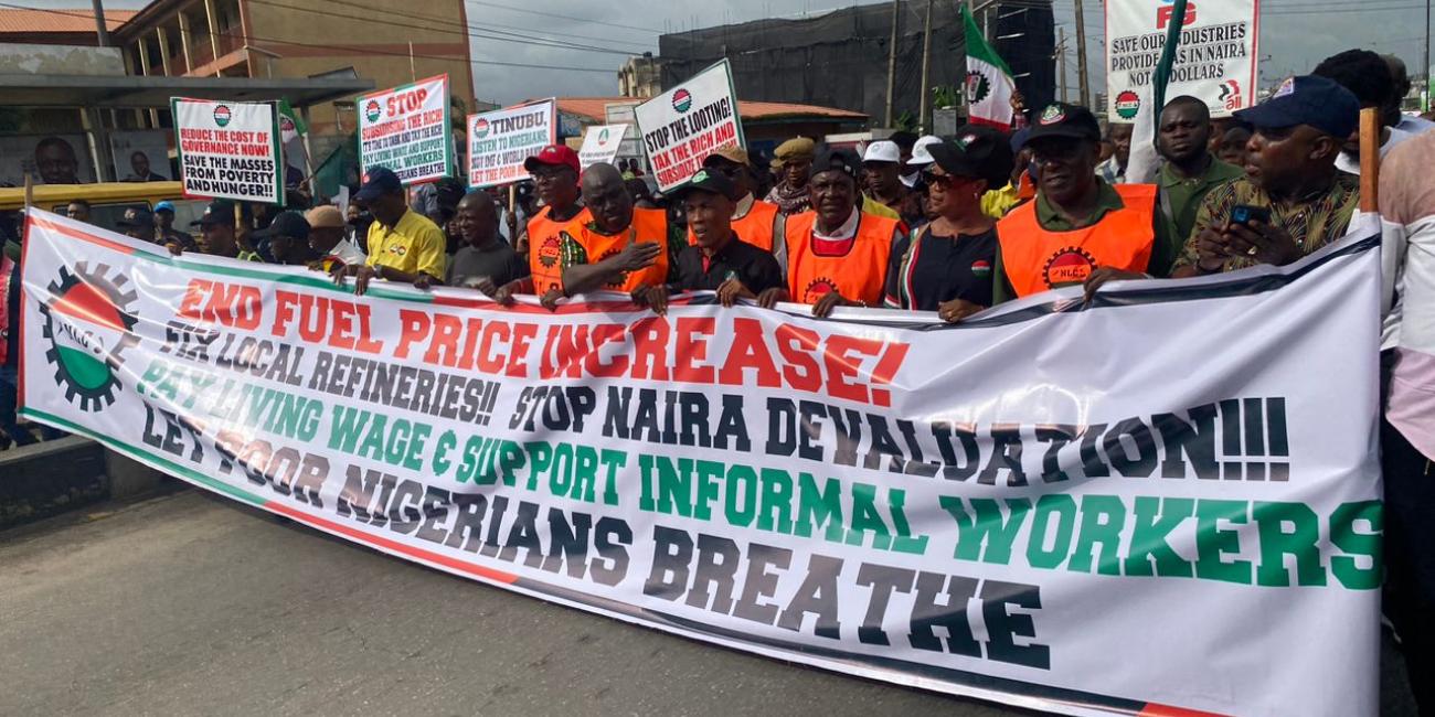 Workers, Traders, Youths Protest In