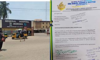 Lagos Monarch Writes Ikorodu General Hospital, Advises Female Workers To Stay At Home Over Anti-Women ‘Oro’ Traditional Rite