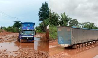 Benin-Auchi Road Connecting Eight States, 500 Communities Now In Terrible Shape, Death Trap 