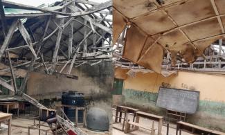 Over 500 School Pupils Learn Under Fallen Roofs In Nigerian Capital, Abuja 